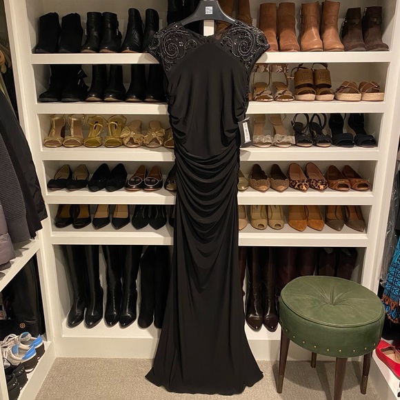 NWT JS Boutique Beaded Evening Gown - Picture 3 of 17